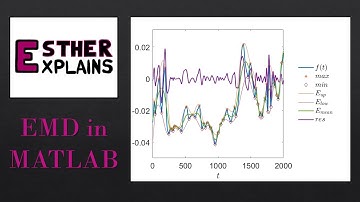Empirical Mode Decomposition (1D, univariate) in MATLAB
