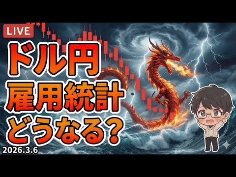 【FX ライブ 配信】ドル円のリアルタイムチャート分析 #348