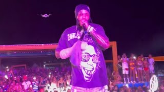 TOMMY LEE SPARTA PERFORMANCE AT MAYHEM IN NEGRIL JAMAICA OMG LOOK WHAT HE DID WITH HIS BROKE HAND👀