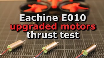 Eachine E010, Chaoli CL-615 and Upgraded Chaoli CL-615 tiny whoop motors thrust test