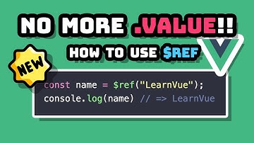 The New $ref Syntax Sugar // Vue Reactivity Transform