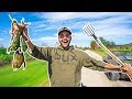 BULLFROG Hunting with HOMEMADE SPEARS!!!! (Catch Clean Cook)