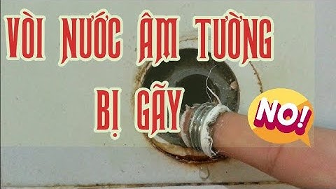 Cách tháo vòi nước Âm Tường Bị Gãy chỉ với Búa và Tua Vít siêu nhanh / Mẹo Vặt