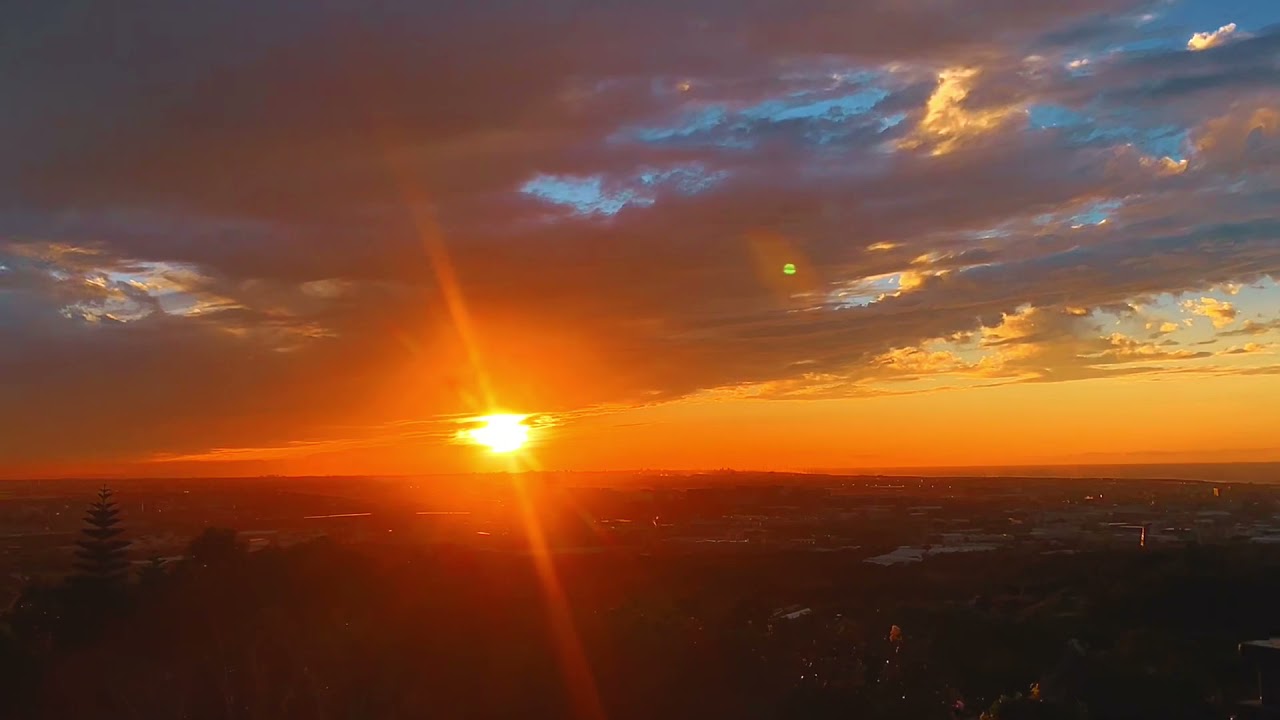 Saw sunset on the 151 highland