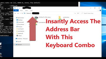 Quick Tip #12 - Access The Address Bar With This Easy Keyboard Combo #shorts