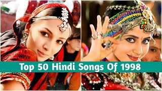 Top 50 Hindi Songs Of 1998 || MUZIX