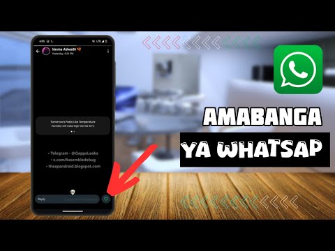 SIBYIZA GUTANGA LIKE KURI WHATSAPP / DORE TIPS ZINGENZI UGOMBA KUMENYA KURI WHATSAPP