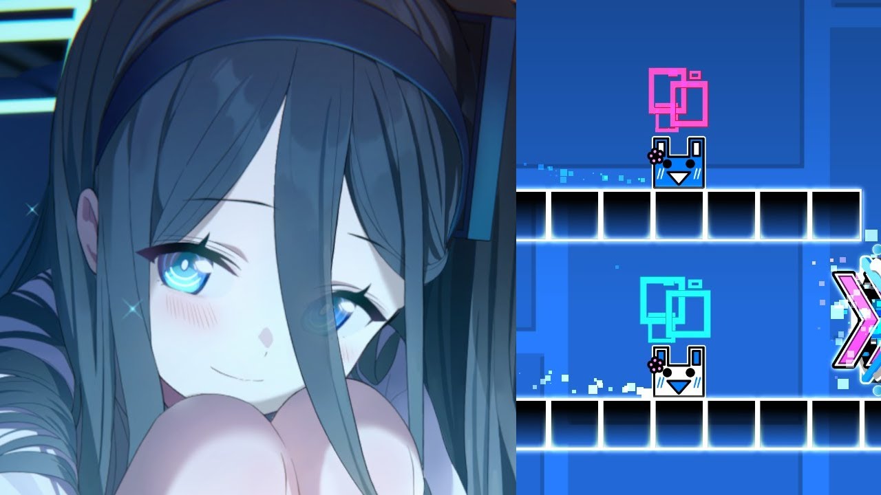 Tendou Arisu Geometry Dash layout | Aris (Extreme Demon)