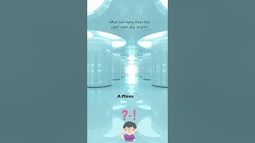 What has many keys but can