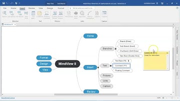MindView 2 - Adding text and images
