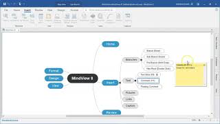 MindView 2 - Adding text and images