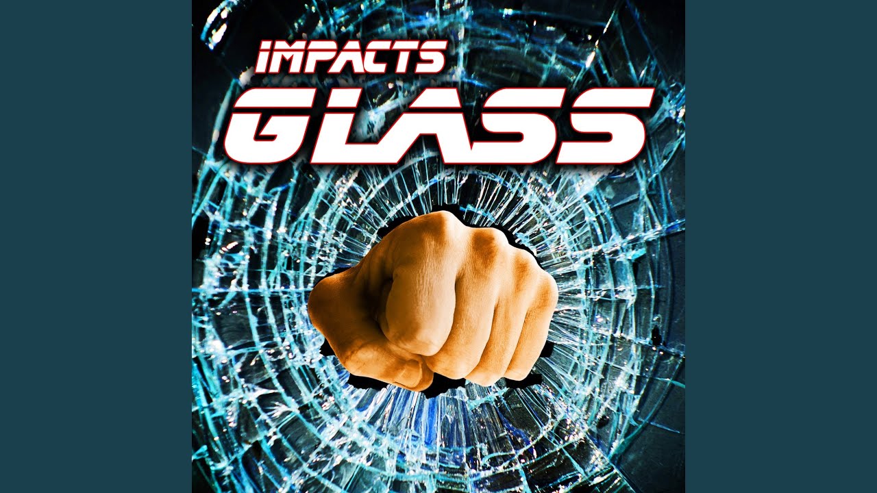 Single Kick Impact on a Glass Door