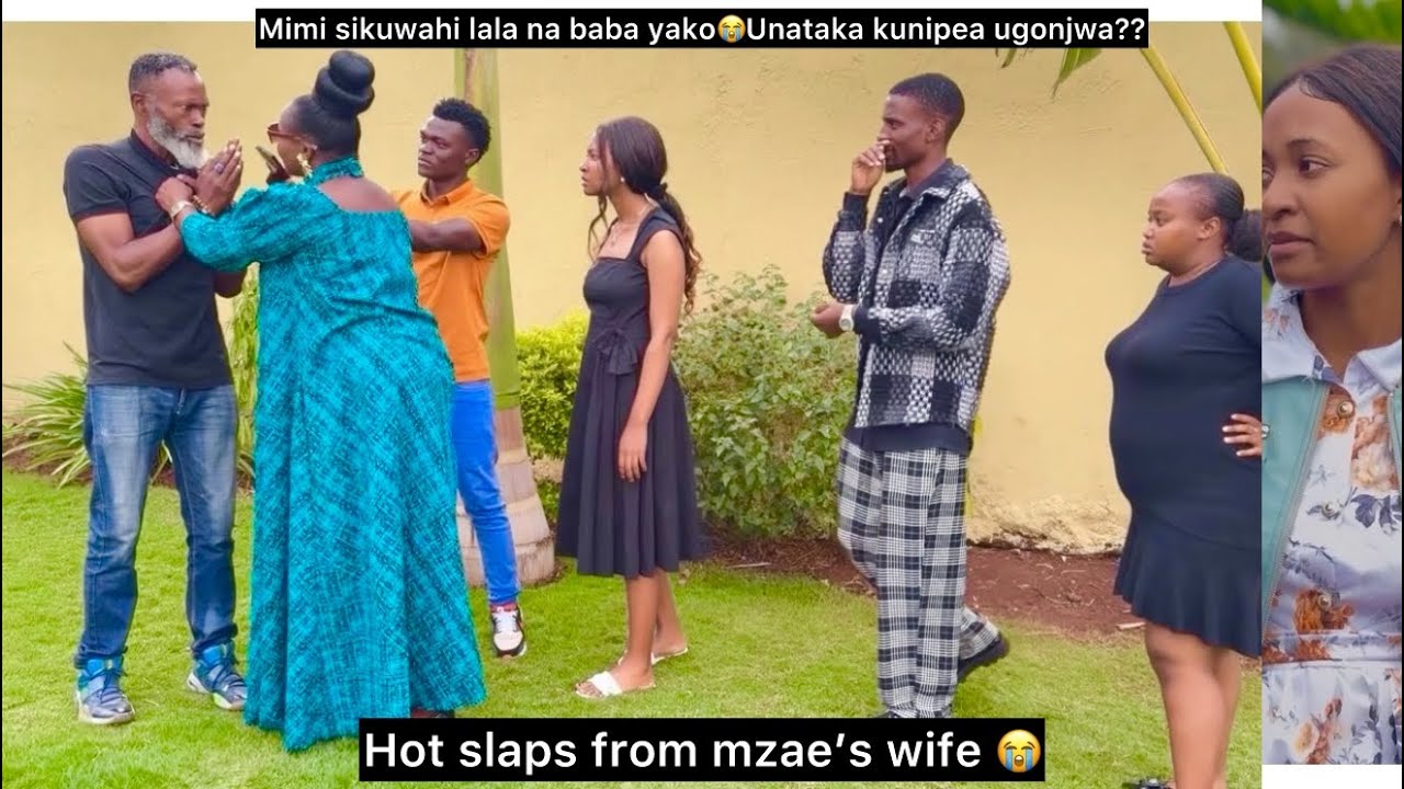 Hot slaps😭Mzae amepewa kichapo na bibi yake vibaya sana💔 Kumbe mzae anadanganya😭
