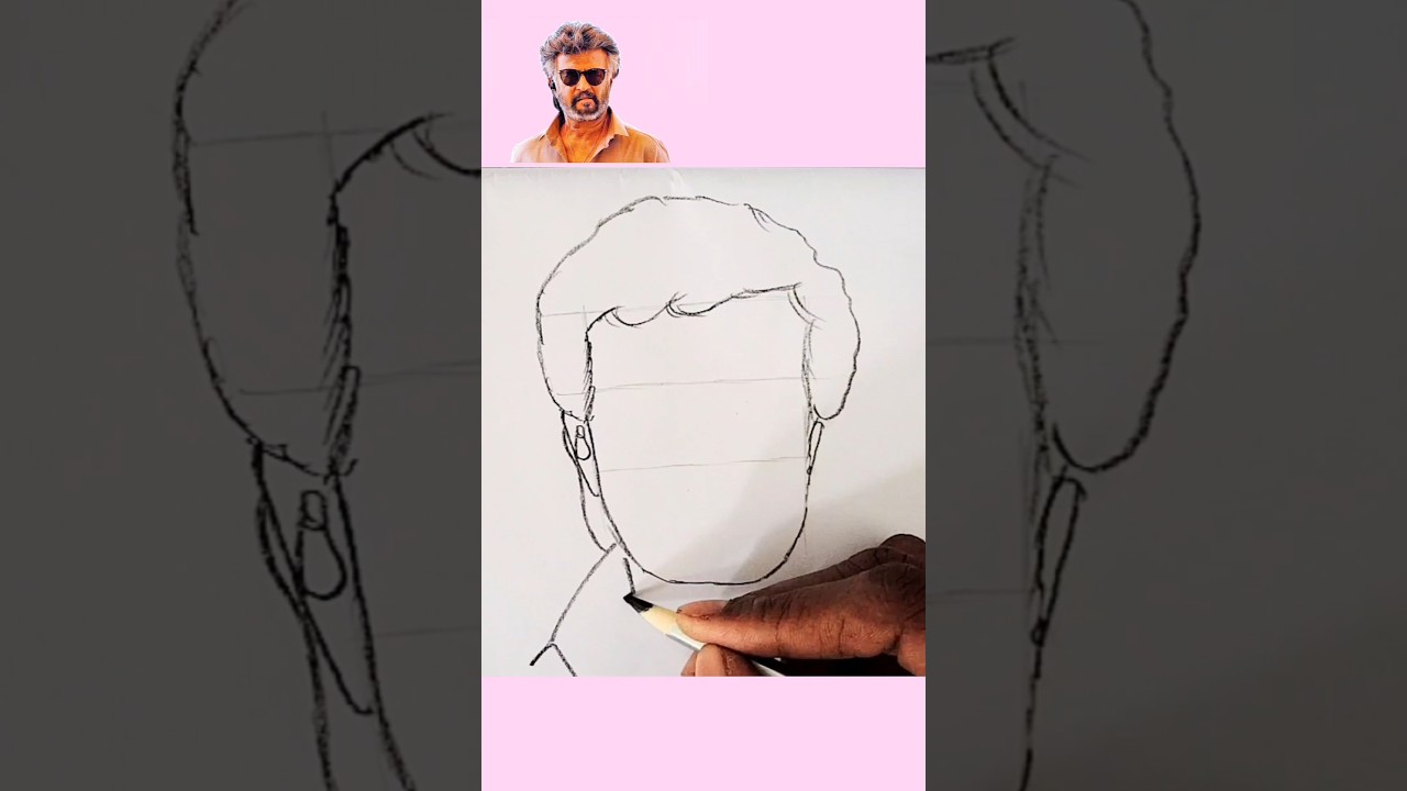 Actor Rajini drawing 