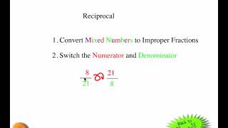 Notes: Reciprocal From the Fractions Math Program