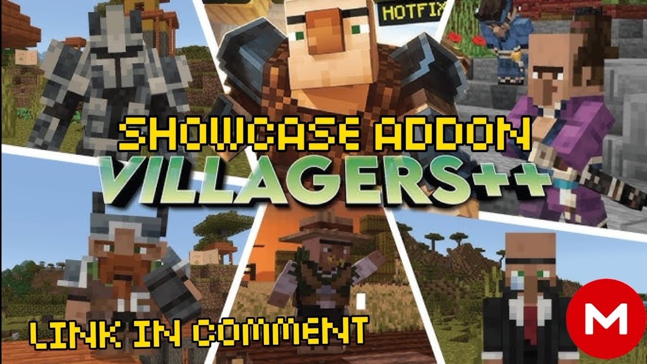Showcase addon villager+++ - YouTube