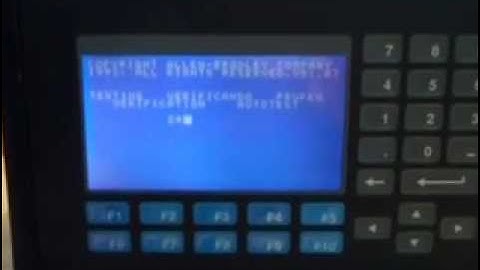 Allen Bradley Panel View 550 Startup Video