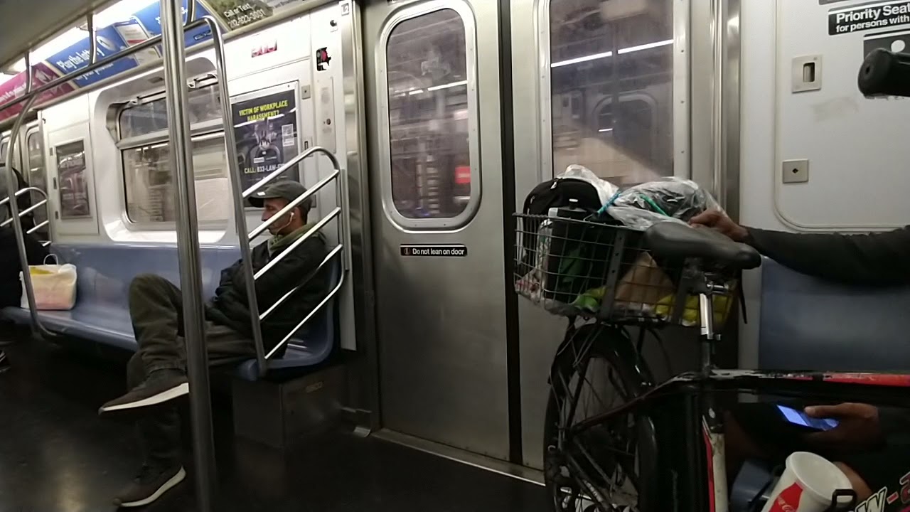 MTA NYC SubwayCrown Heights Bound R142A (4) train ride from 14th