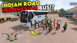 INDONESIAN DAMRI BUS IN INDIA‼️ Hyderabad to Mumbai - Bus Simulator India by Maleo screenshot 1
