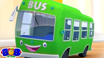 Bob tren Otobüsteki tekerlekler + çocuklar için türkçe şarkı