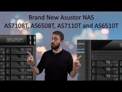Asustor CabinetStor and LockerStor NAS with 10Gbe, 2 5Gbe, Intel CPU 8 and 10 Bay