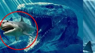 Giant Mosasaurus Feeding Show Scene - Juric World 2015 Movie Clip Hdmosasaurus Vs Megalodon