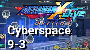 MegaMan X Dive Offline Cyberspace 9-3(All Hidden Elements locations)
