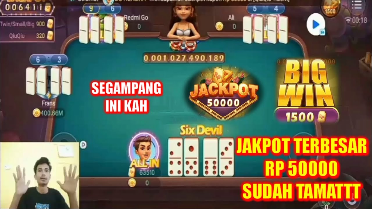 Ilustrasi topik jackpot terbesar domino
