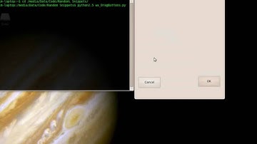 Creating the Drag and Drop effect in WxPython