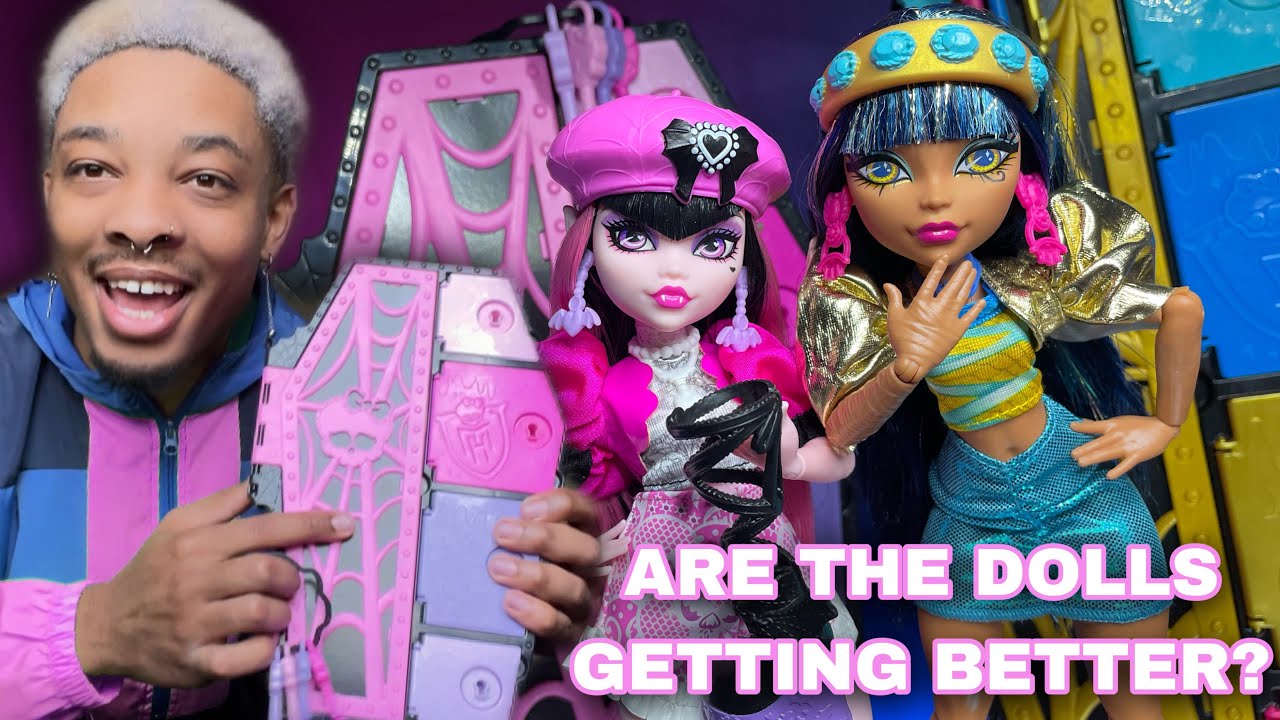 FINALLY! Monster High SKULLTIMATE SECRETS Draculaura and Cleo UNBOXING ...