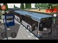 Public Transport Simulator: поездка на голубом пригородном автобусе.(марш.347).(Часть 3)
