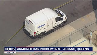 Suspects flee scene after armed robbery in Queens