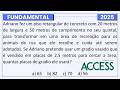 Faço ÁREA ou PERÍMETRO na Prova da Banca Instituto ACCESS