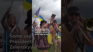 Trump-Putin summit draws protest in Alaska over Ukraine talks #Shorts