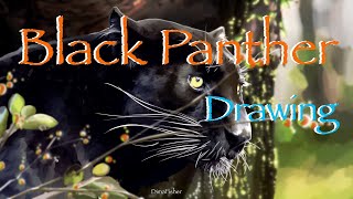 Drawing -Black Panther-