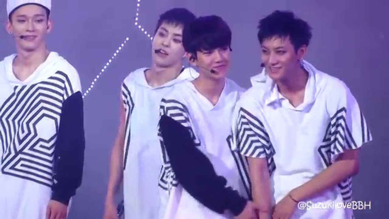 140718~19 THE LOST PLANET IN Shanghai EXO baekhyun 백현 cute time