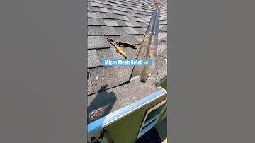 Micro Mesh Detail #gutters #homeimprovement