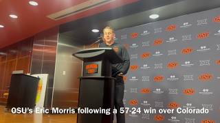 Eric Morris talks about second-half effort in Colorado win