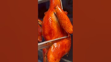 Red Crispy and Juicy Roasted Chicken 🐓 #bbqmeat #shorts