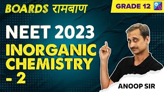 Ace Inorganic Chemistry 2 with Anoop Sir in 2023!