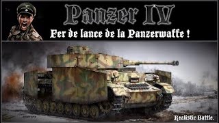 WAR THUNDER tanks : Panzer IV. Fer de lance de la Panzerwaffe! (Realistic Battle.)
