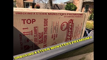 Unboxing a Stern Munsters Premium pinball machine!
