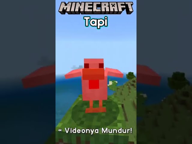 Minecraft tapi videonya mundur! #shorts #minecraftchallenge class=