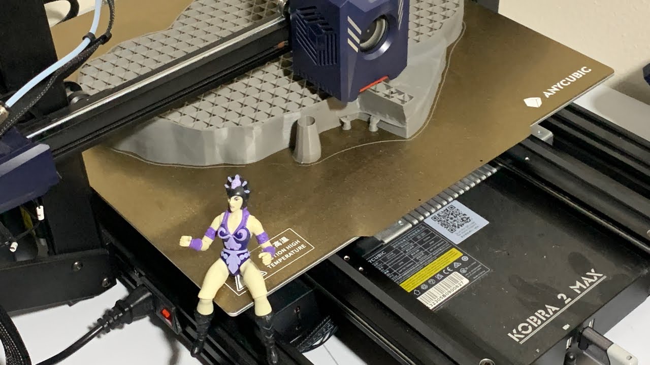 Snake Mountain catacomb 3-D printing with a Kobra 2 max part 2