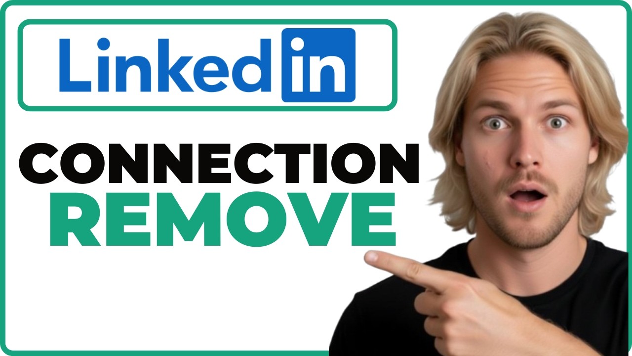 How To Remove A Connection In LinkedIn App (Working 2026) - YouTube