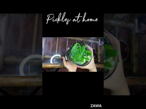 2 ingredients |How to make pickles at home #picklesrecipes #picklerecipe #pickle #pickleball #recipe by ZAWA kitchen&living