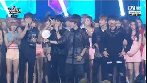 MC BamBam&Junior M COUNTDOWN 150723 Ep.434 END