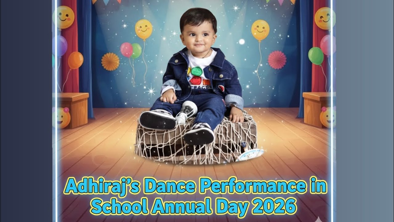 Dance Performance | Annual Day 2025-26 | School Function | Adhiraj Durge