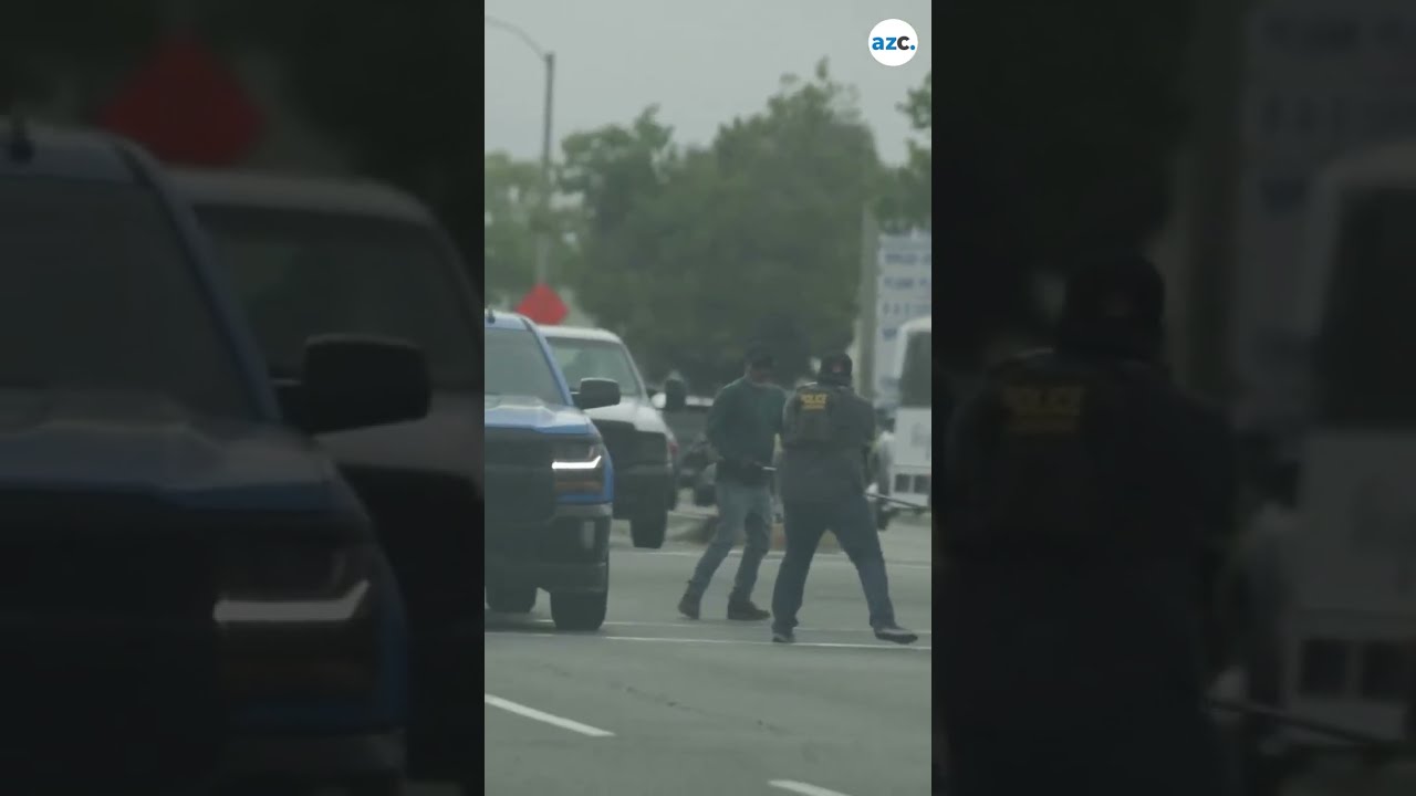 Man Detained And Beaten After Swinging Weed Wacker At ICE Agents