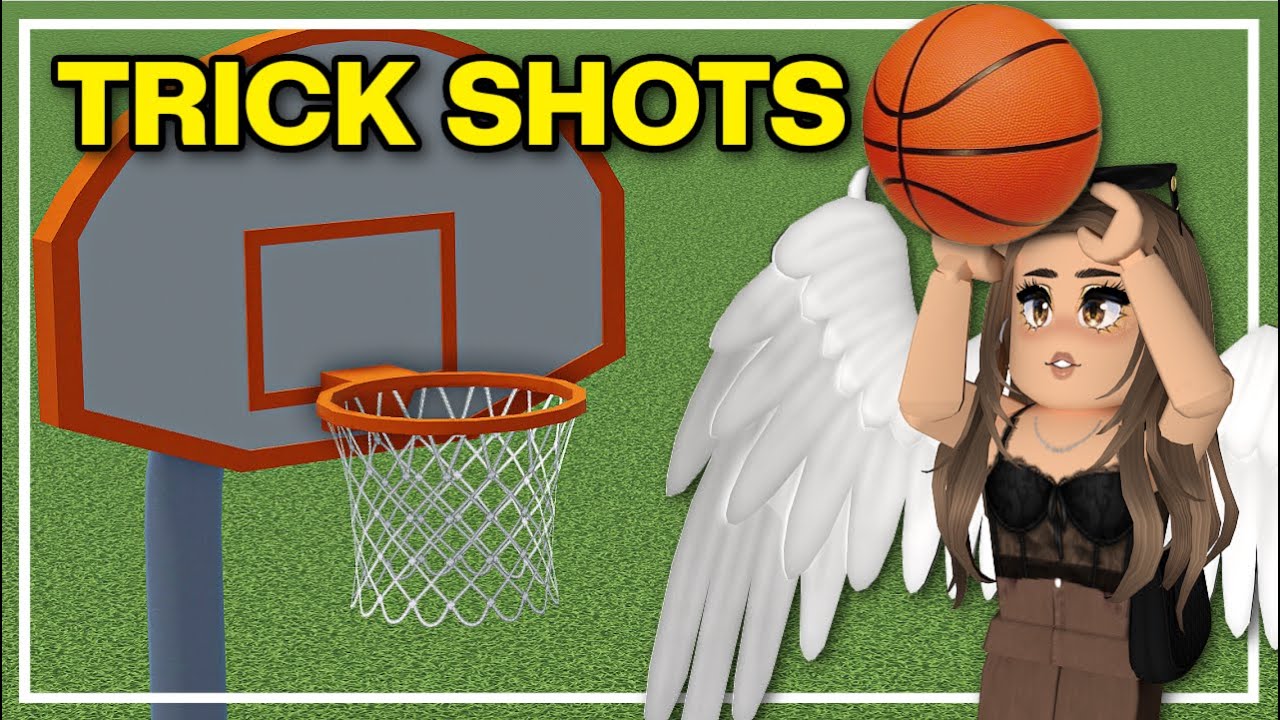 BLOXBURG BASKETBALL TRICKSHOTS YouTube